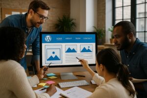 cómo construir una web en wordpress