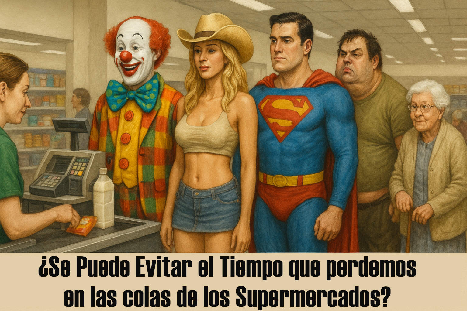 Teoría de colas y cajas en supermercados